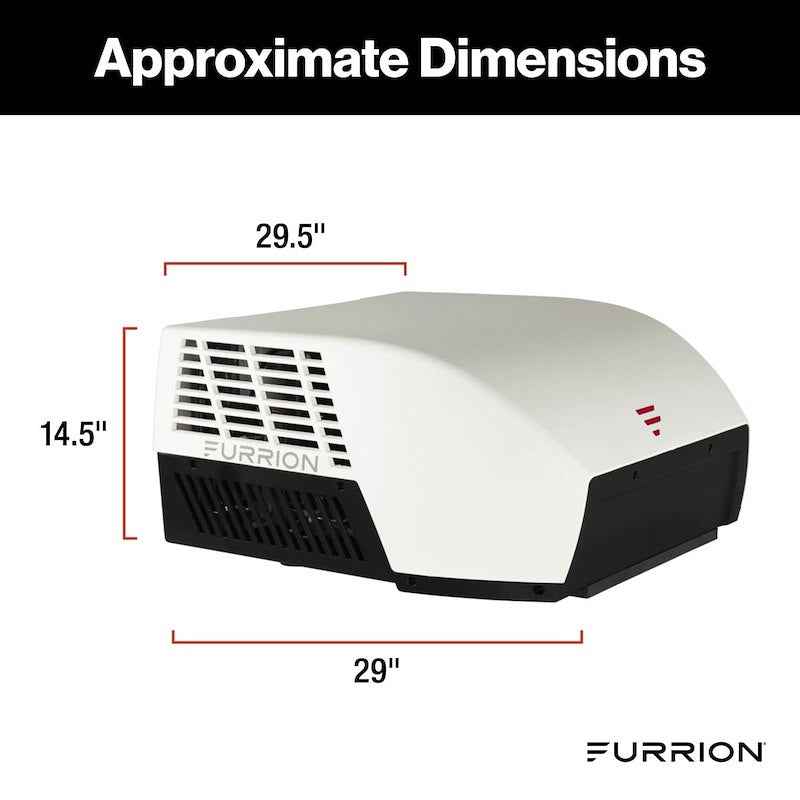 Furrion Chill Cube Rooftop RV A/C 18000 BTU Ducted FACR18VSDA-PS-AM