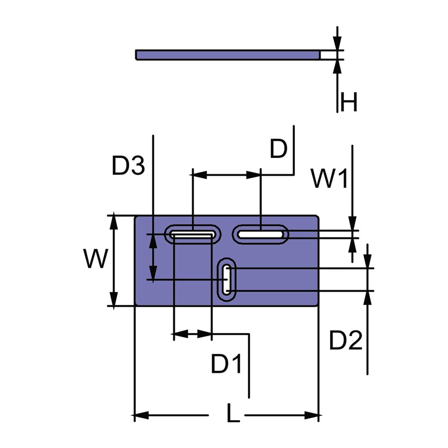 Martyr Anodes CMZ10A Three-Slot Aluminum Hull Anode - image 2