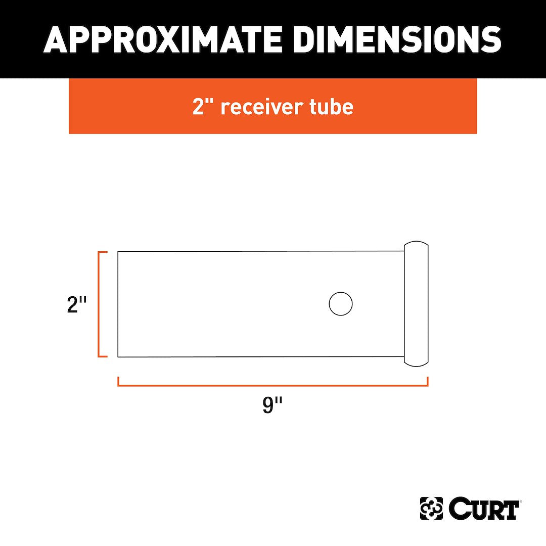 Curt 49090 Trailer Hitch Receiver Tube - image 3