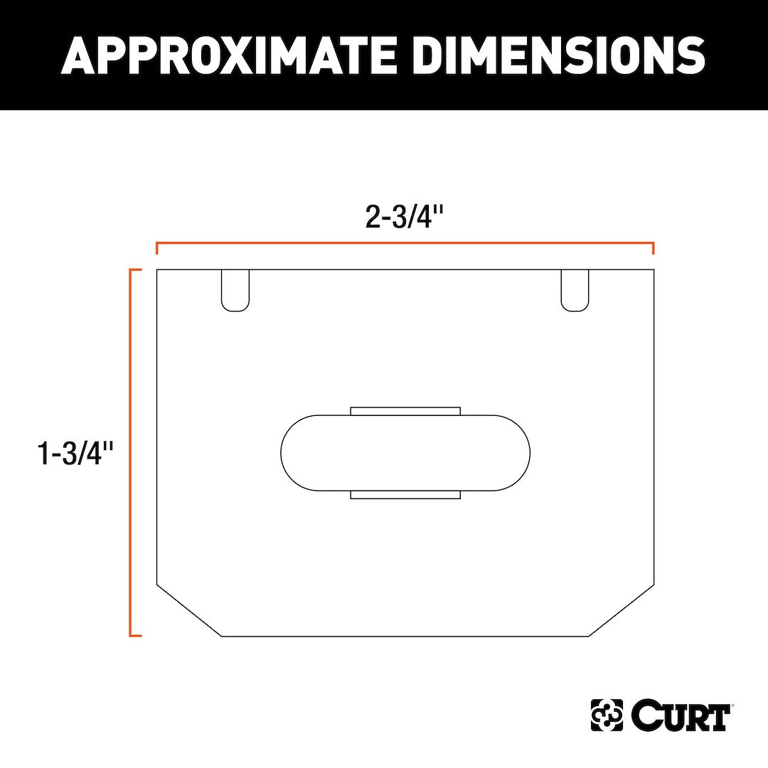 CURT Trailer Wiring Connector Mounting Bracket (58300)