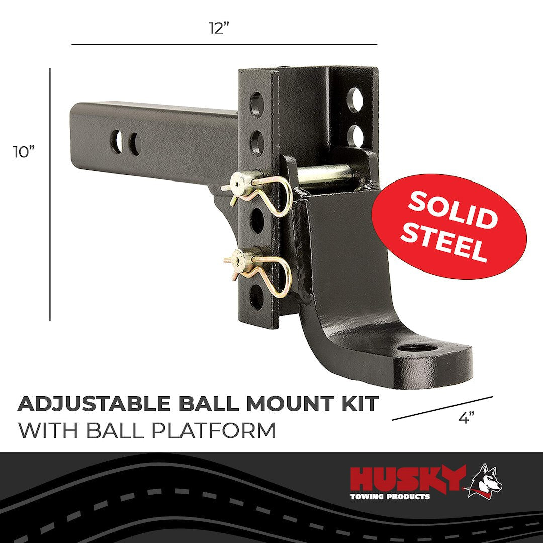 Husky Towing 33108 Trailer Hitch Ball Mount - image 2
