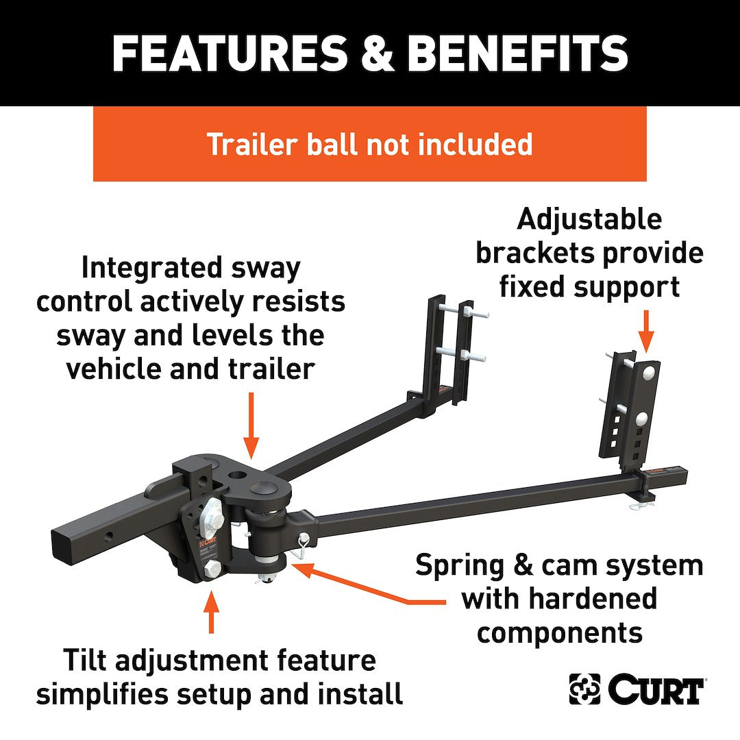 Curt 17499 Weight Distribution Hitch - image 2