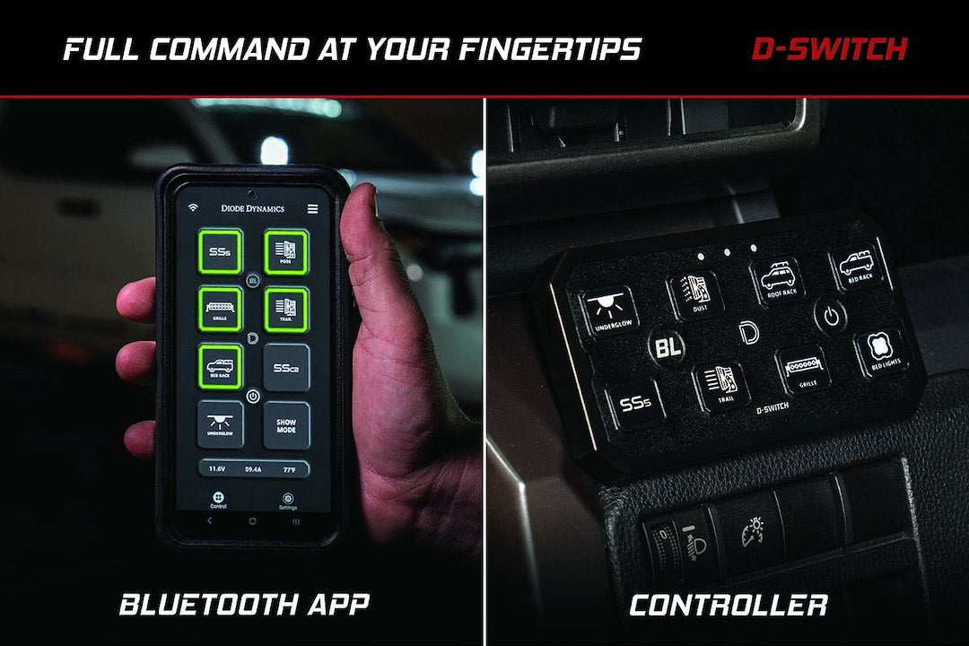 Diode Dynamics DD8373 D-Switch Eight-Channel Panel