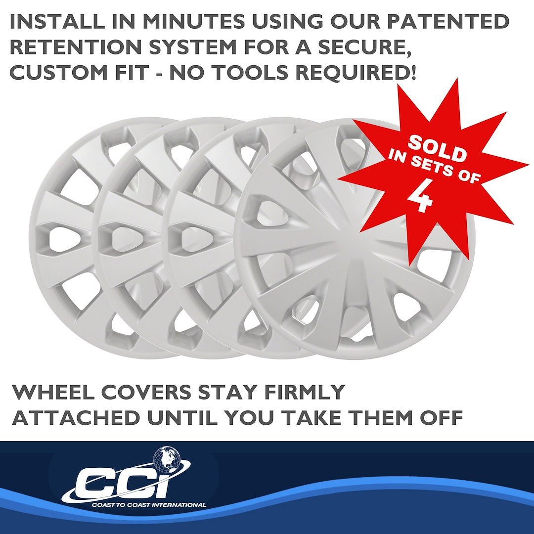 Coast To Coast 49615S Versa Silver Split-Spoke Covers - image 4