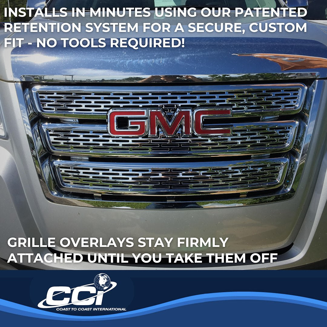 Coast To Coast GI87 Terrain Chrome Mesh Grille Overlay - image 4