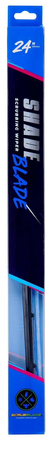Scrubblade CBB2400 Blue Silicone ShadeBlade Wiper