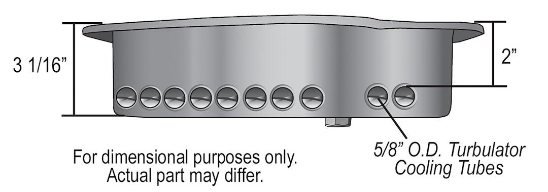 Derale 14201 TH400 Steel Transmission Oil Pan - image 4