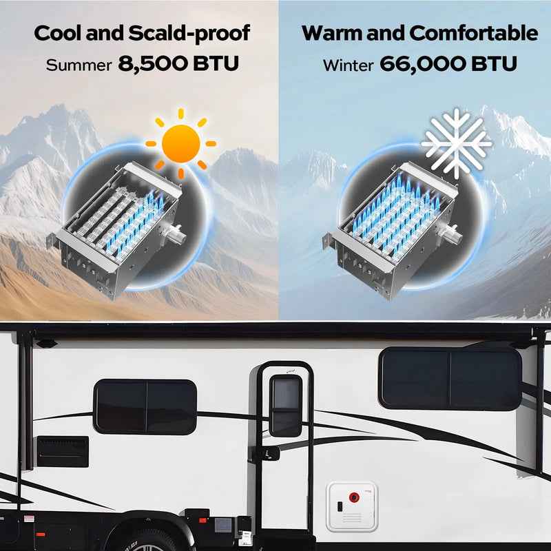 InstaShower FS10B1S 3.6 GPM LP Tankless RV Hot Water Heater – On-Demand