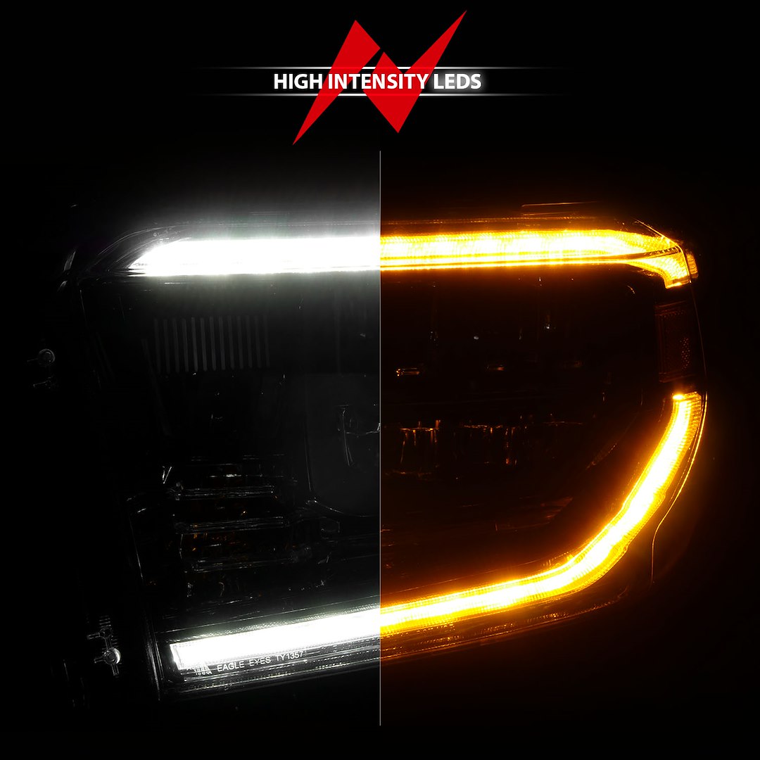 ANZO USA Crystal Reflector Beam LED Composite Headlight Assembly 111531 - image 5