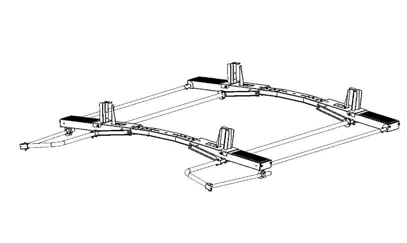 Holman 4095L Double Drop-Down Ladder Rack