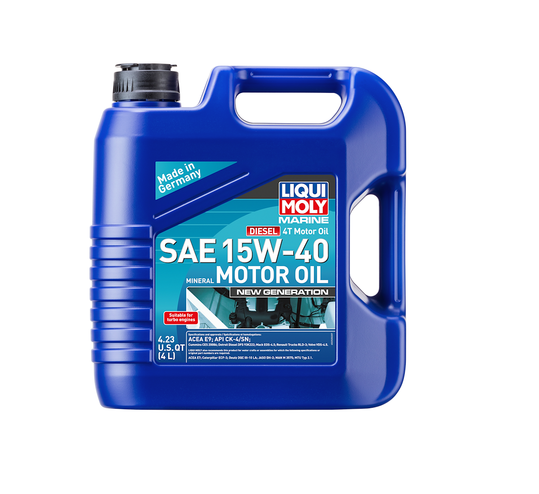 Liqui Moly 22520 Marine Diesel 4T 15W-40 Synthetic Oil