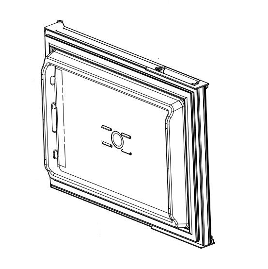 Norcold 50829 Freezer Door Assembly