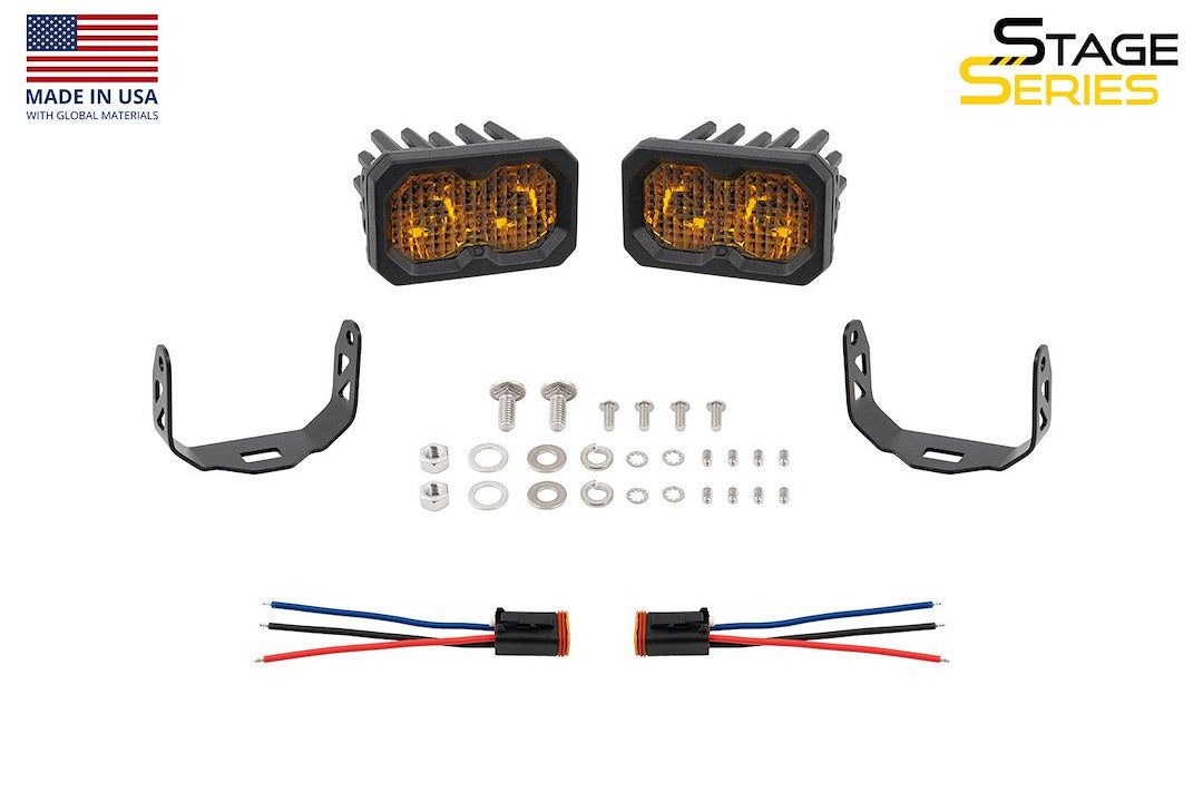 Diode Dynamics DD8106P C2 2.0 Pro Yellow Combo Lights