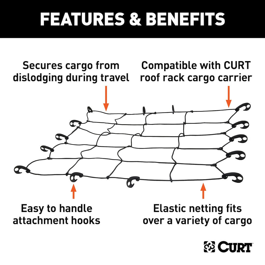Curt 18200 Exterior Cargo Net - image 2
