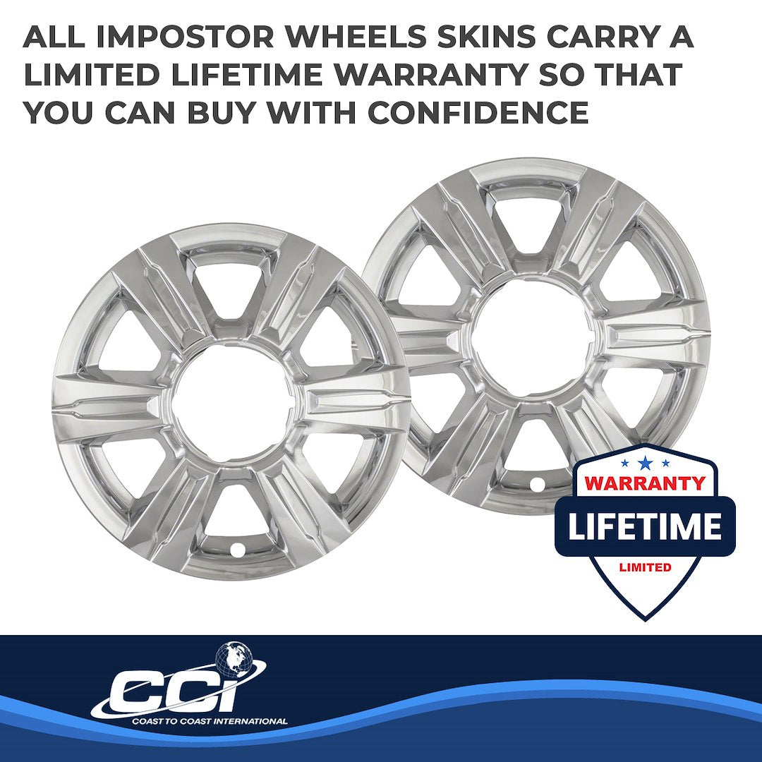 Coast To Coast IMP369X Chrome Terrain Impostor Wheel Skins - image 3