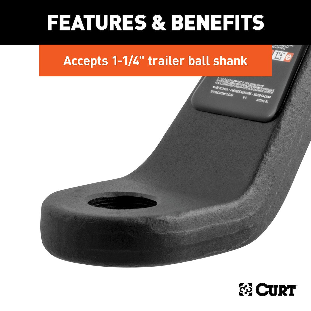 Curt 45430 Trailer Hitch Ball Mount - image 5