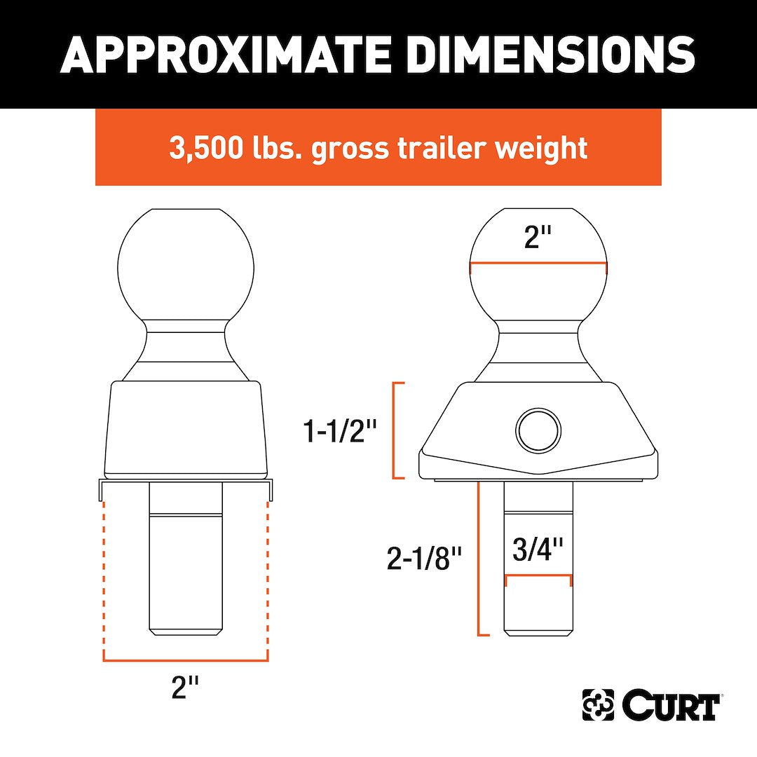 Curt 40246 Trailer Hitch Ball - image 9