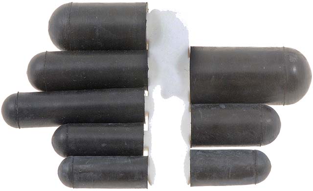 Dorman 41050 Rubber Vacuum Cap Assortment — Eight Pieces - image 2