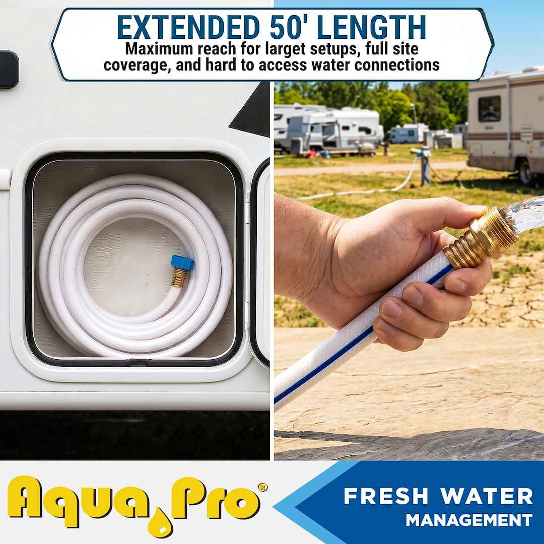 Aqua Pro W20867 Fresh Water Hose - 5/8 in ID x 50 ft
