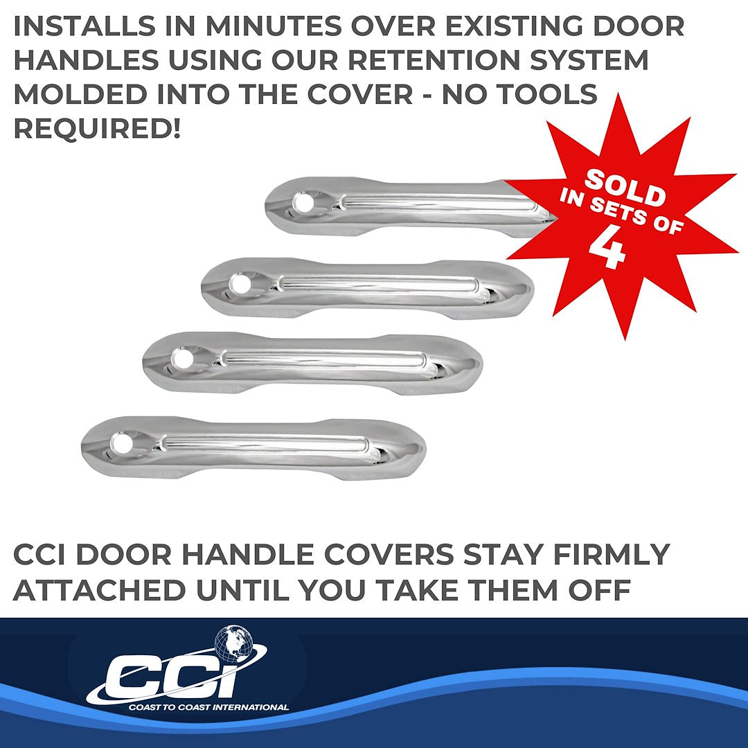 Coast To Coast DH68585B Chrome Explorer Lever Covers - image 3