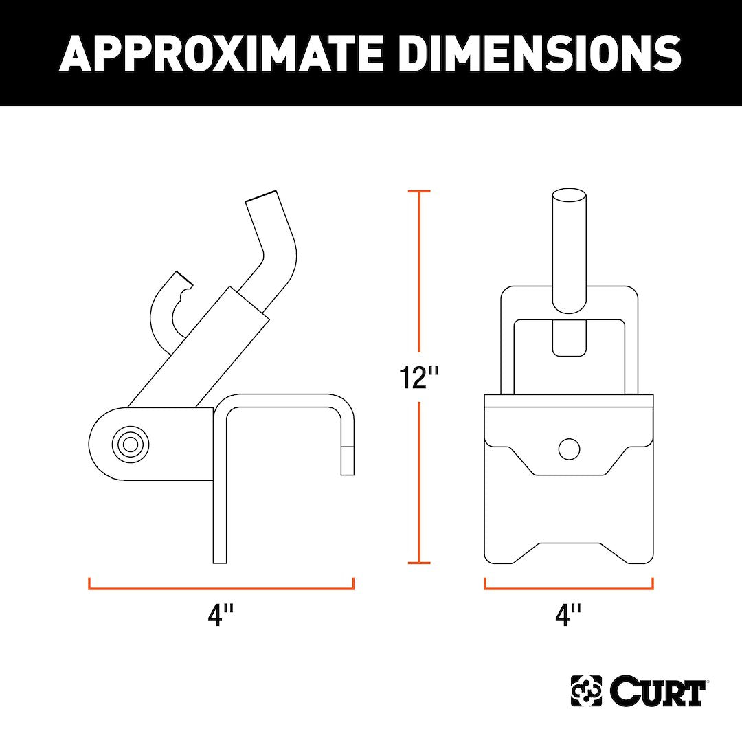 Curt 17208 Weight Distribution Hitch Bracket - image 4