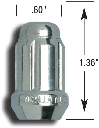 Gorilla 21138ht Small Acorn Lug Nuts, Pack of 100
