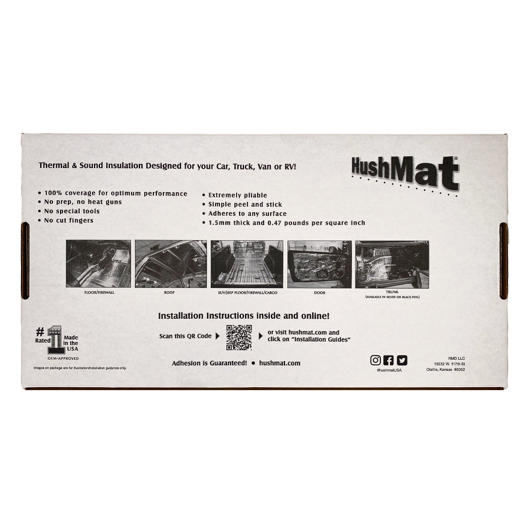 Hushmat 10500 Bulk Sound and Thermal Insulation Kit