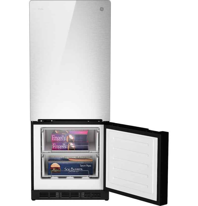 GE Profile 12V RV Refrigerator – 10 Cu. Ft. Bottom Freezer, Stainless, Turbo Cool