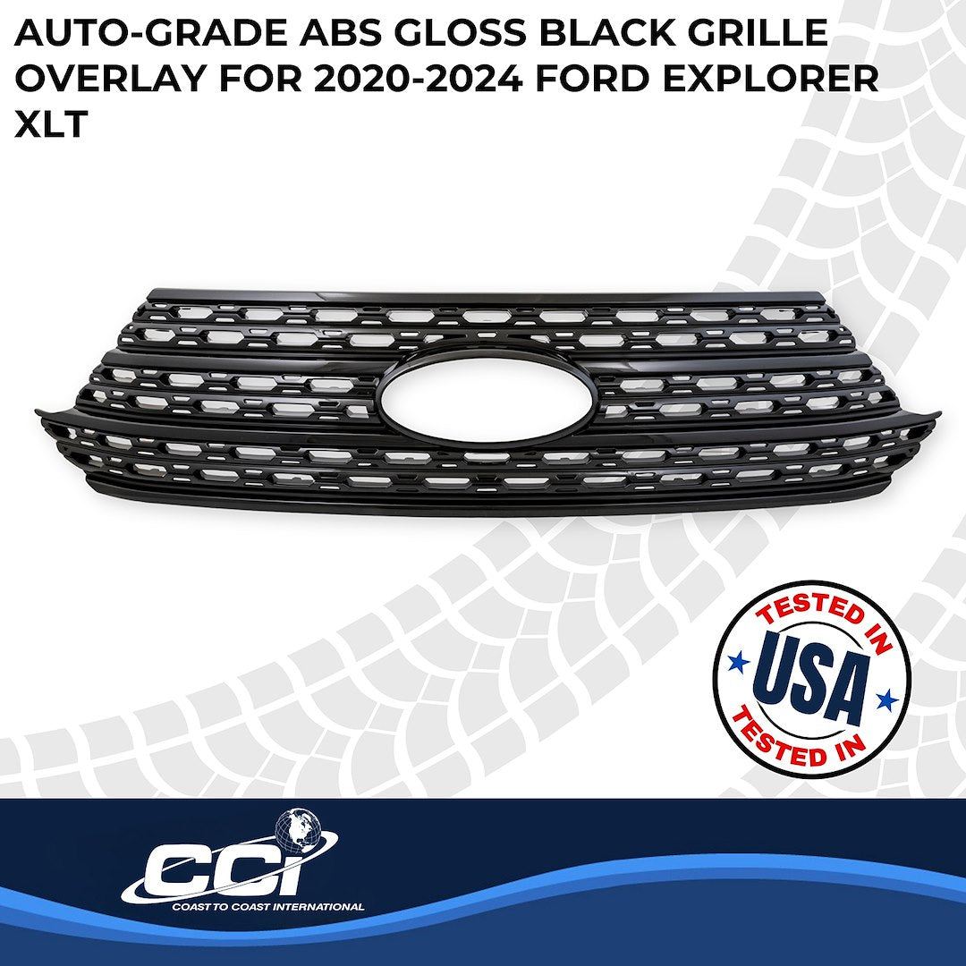 Coast To Coast GI197BLK Two-Piece Black Mesh Grille Overlay - image 3