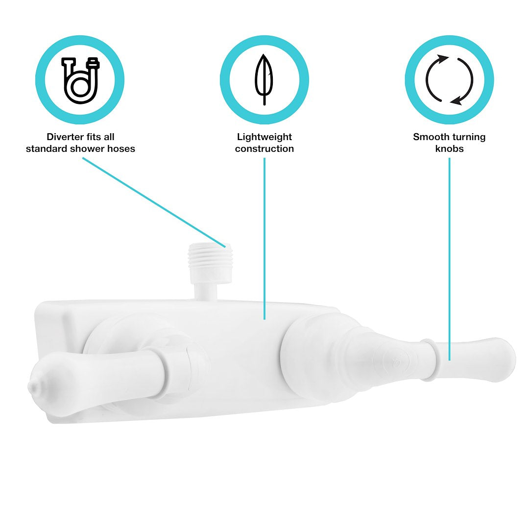 Dura Faucet Df-Sa100c-Wt Shower Control Valve - image 4