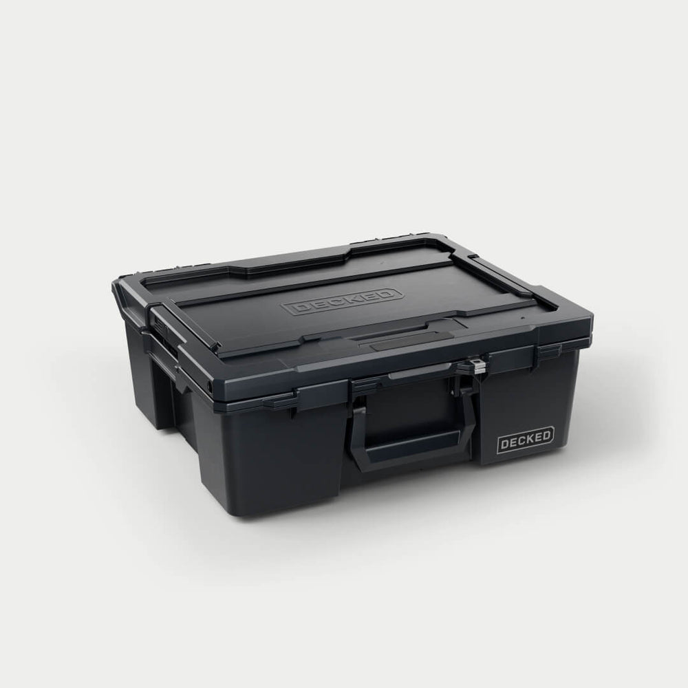 Decked A0020-HRAK-BLK Halfrack 32 Black 1.1-Cu-Ft Organizer