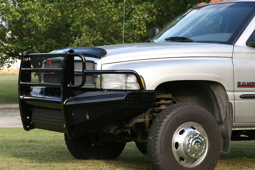 Fab Fours DR94-S1560-1 Black Steel Bumper for Dodge
