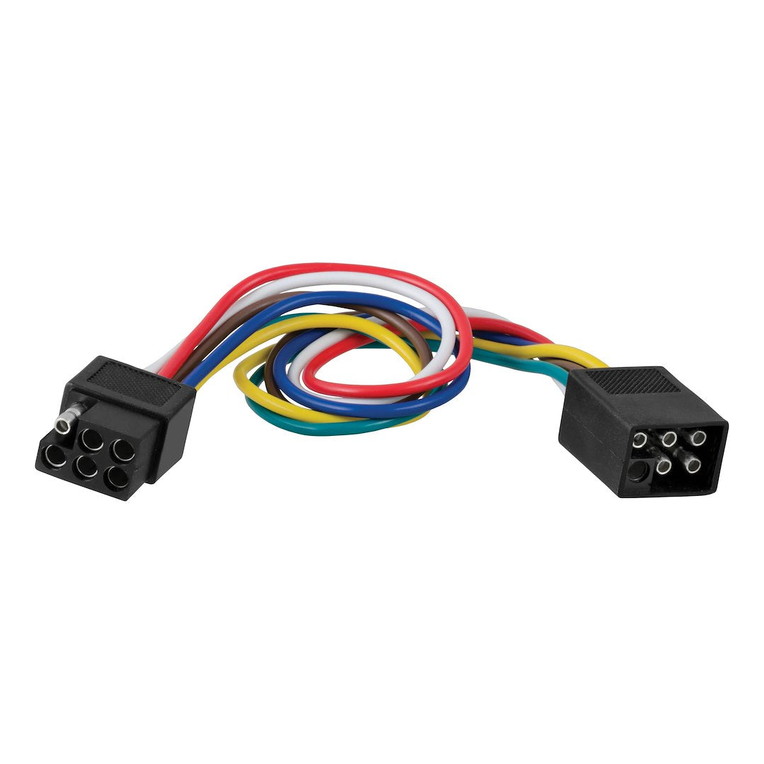 CURT Fully Universal 6 Square Trailer Wiring Connector (58034)