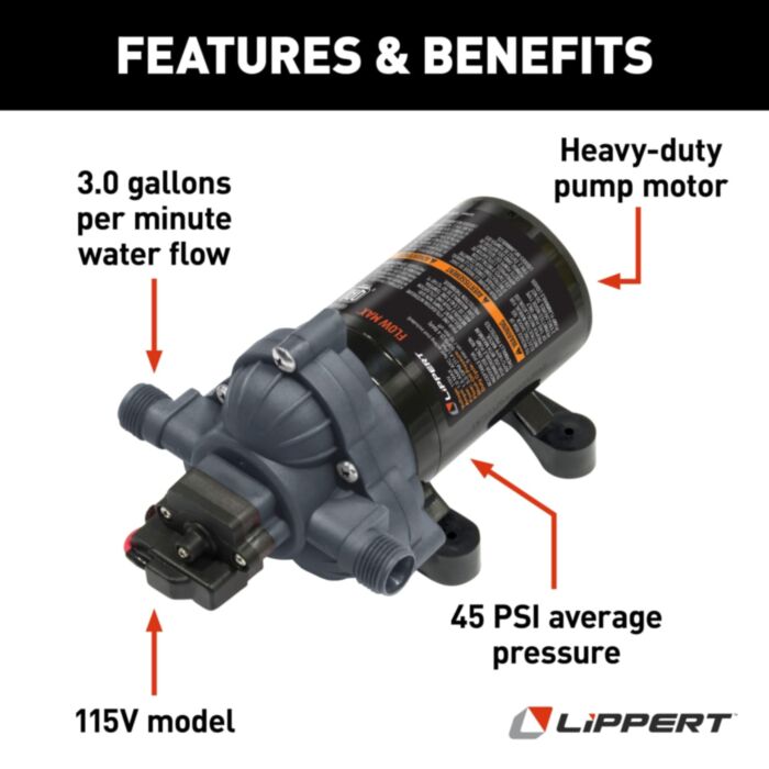 Lippert Components 689054 Fresh Water Pump - image 4