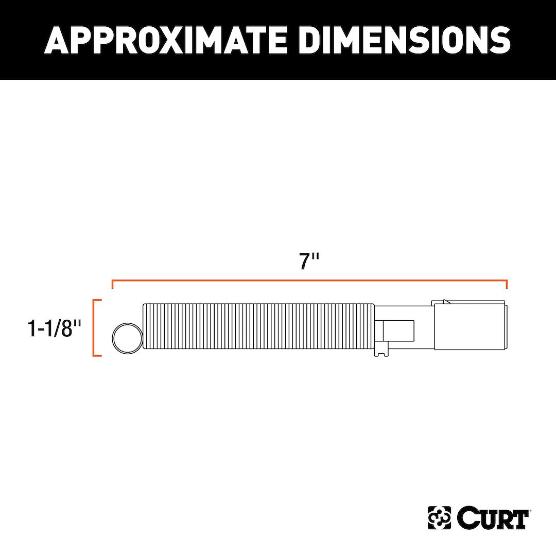 CURT Fully Universal 6 Pin Trailer Wiring Connector (58082)