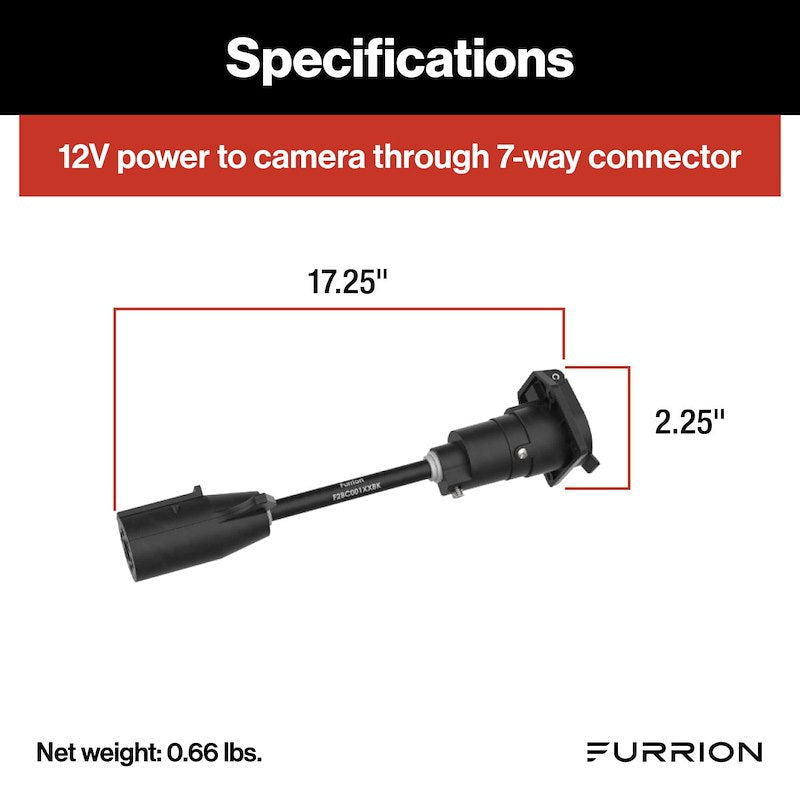 Furrion 2021132201 Adaptateur d'alimentation pour caméra Vision S 7 voies