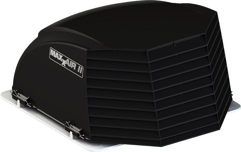 MaxxAir 00-933082 Maxxair II RV Roof Vent Cover for 14" x 14" Vents – Black