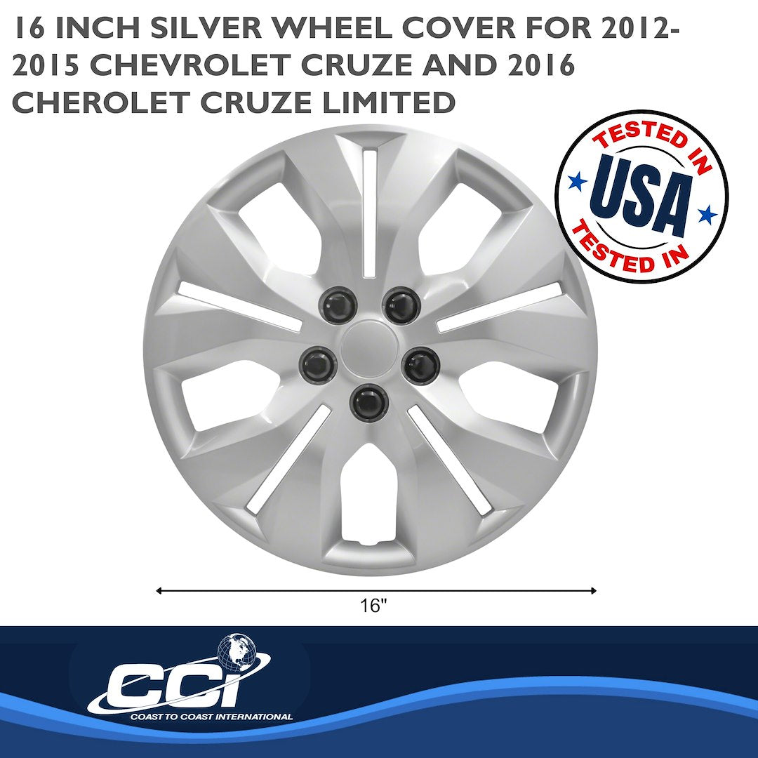 Coast To Coast 46716S Cruze Silver Split-Spoke Covers - image 2