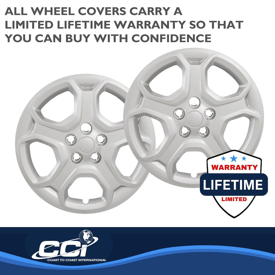 Coast To Coast 52517S Escape 17-Inch Silver Covers - image 3