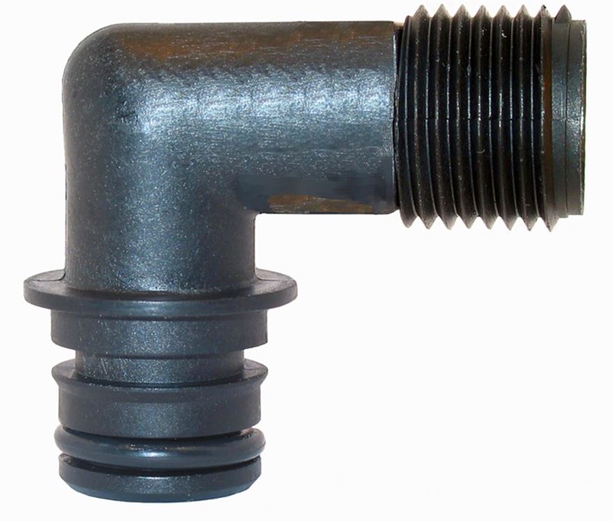 Flojet Elbow Fresh Water Fitting (20381008) – End Size2: 1/2 Inch-14