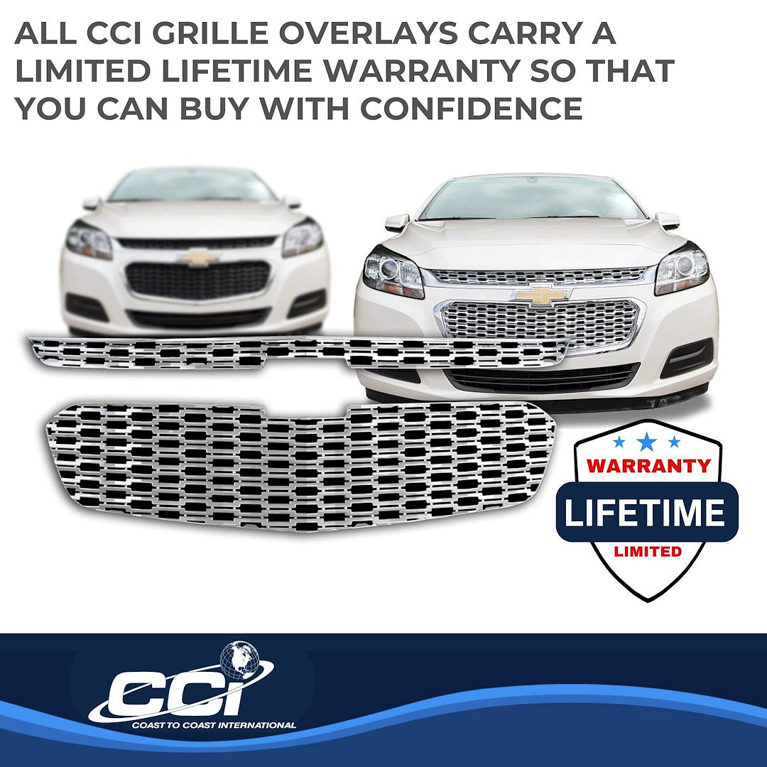 Coast To Coast GI128 Chrome Malibu Grille Overlay - image 3
