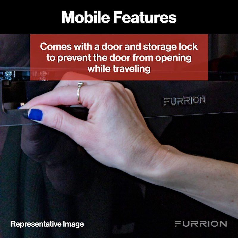 Furrion Arctic FCR10DCGTA-BL 12V DC RV Refrigerator – 10 Cu. Ft.