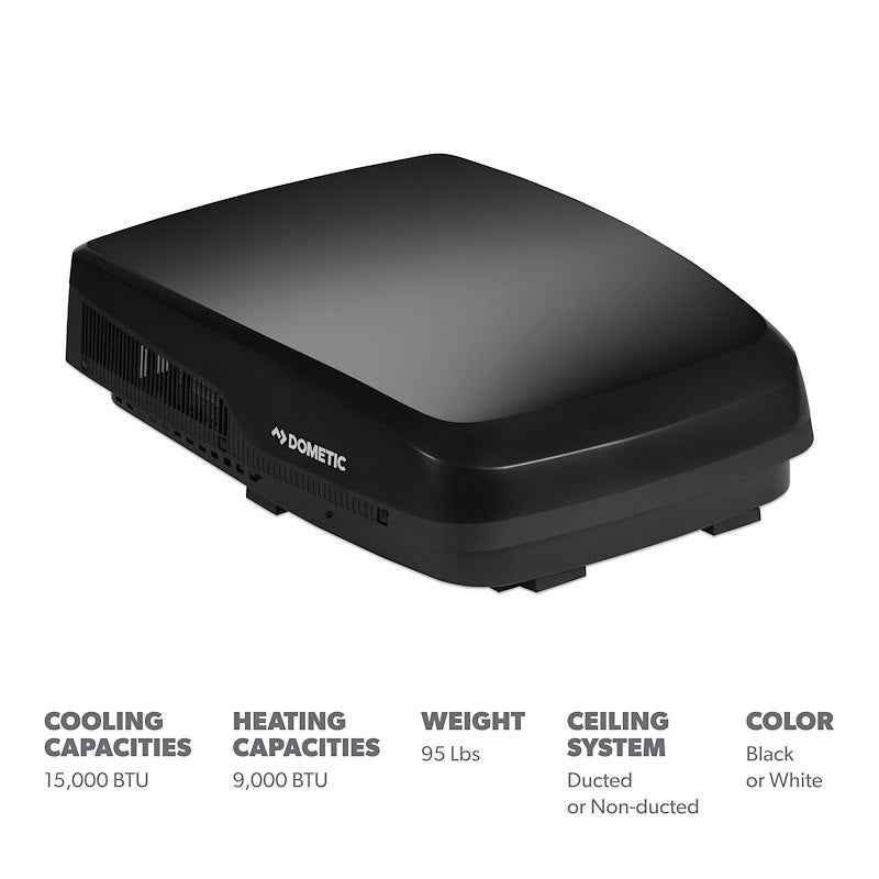 Dometic FreshJet 5 Rooftop RV A/C with Heat Pump 15000 BTU FJX5557EHPBKCS
