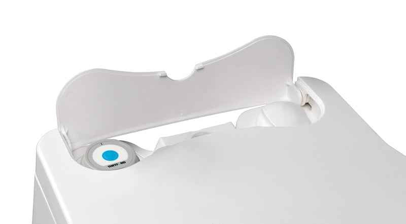 Thetford Porta Potti 565E Portable Electric RV Toilet – White/Gray 92306