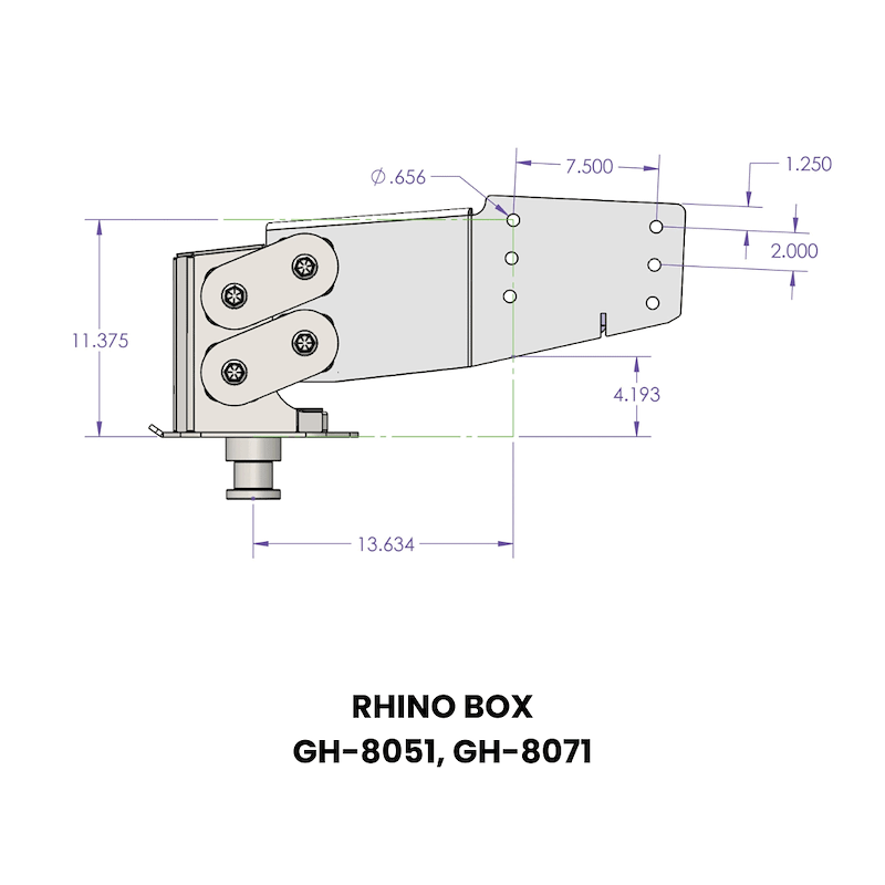 Fifth Wheel Trailer Hitch Pin Box GH-8071 – Gen-Y Hitch Torsion Flex Rhino