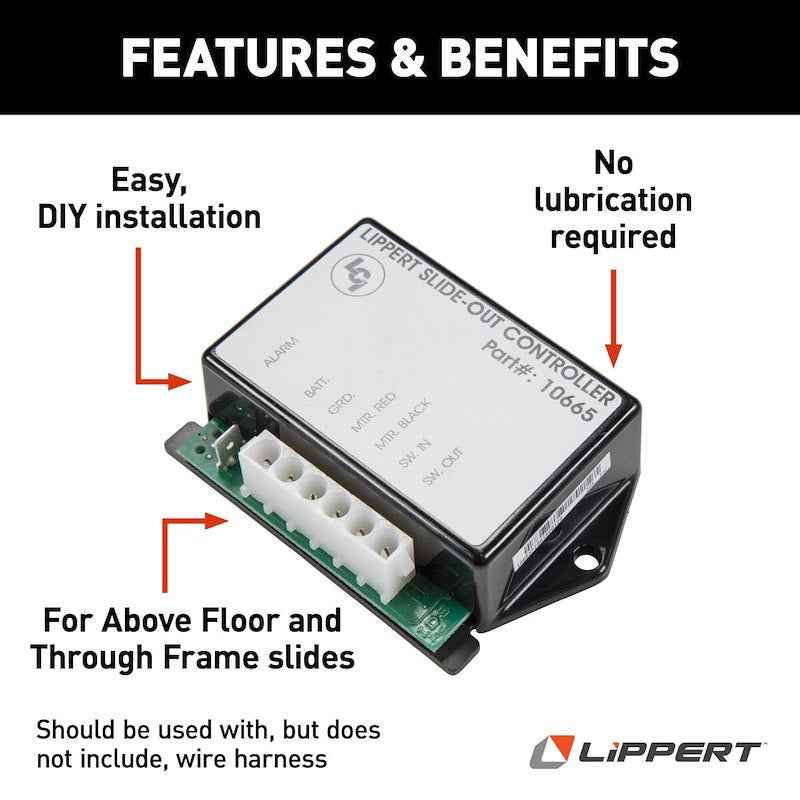 Lippert 135666 Slide Out Control Module – Controller 10665 for Above Floor