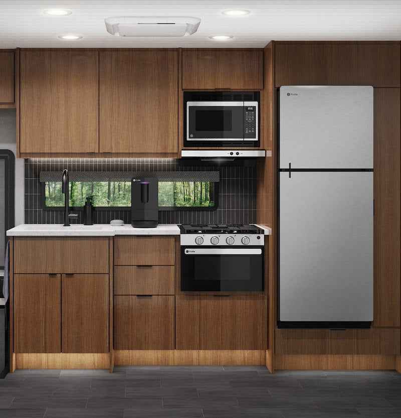 GE Profile 9.8 Cu. Ft. 12V DC Refrigerator – Stainless Steel PPV10R5YRSS