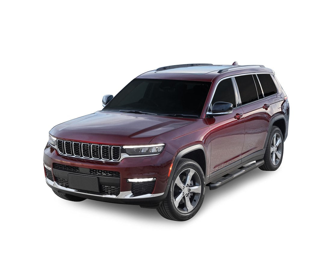 Black Horse Offroad With Surface Steps Round Nerf Bar 9B080205A - image 2