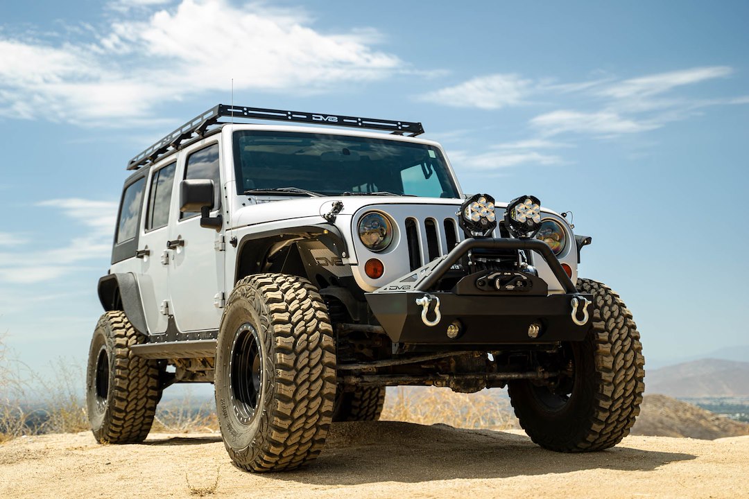 DV8 Offroad FBJL-05 Modular Steel Jeep Bumper