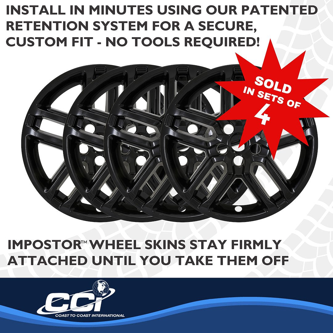 Coast To Coast IMP521BLK Explorer Active Black Wheel Skins - image 6